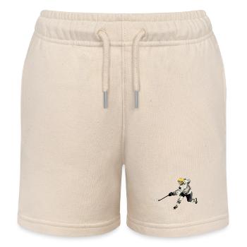 Eishockey - Kinder Organic Joggingshorts Mini Bolter von Stanley/Stella - Natur - Vorne