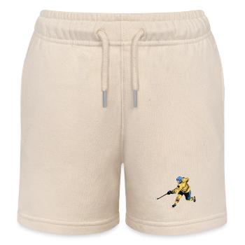 Eishockey - Kinder Organic Joggingshorts Mini Bolter von Stanley/Stella - Natur - Vorne