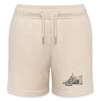 Venise - Short de jogging enfant bio Stanley/Stella - écru doux - Devant