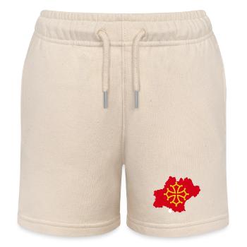 Occitania - Kids Organic Sweat Shorts by Stanley/Stella - soft Ecru - Front
