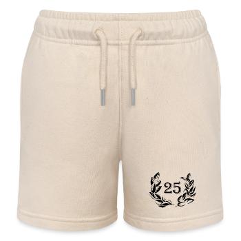 25 years anniversary jubiläum jahre lorbeer Symbol - Kinder Organic Joggingshorts Mini Bolter von Stanley/Stella - Natur - Vorne