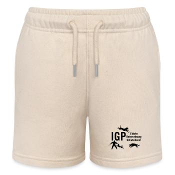IGP Hundesport - Black - Kinder Organic Joggingshorts Mini Bolter von Stanley/Stella - Natur - Vorne