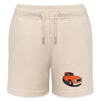 Duo Orange - Short de jogging enfant bio Stanley/Stella - écru doux - Devant