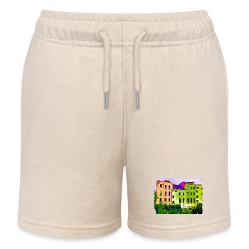 Picture by type of "Hundertwasser" picture houses - Kids Organic Sweat Shorts by Stanley/Stella - soft Ecru - Front
