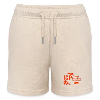 IGP Hundesport - Orange - Kinder Organic Joggingshorts Mini Bolter von Stanley/Stella - Natur - Vorne