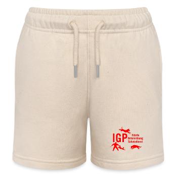 IGP Hundesport - Rot - Kinder Organic Joggingshorts Mini Bolter von Stanley/Stella - Natur - Vorne