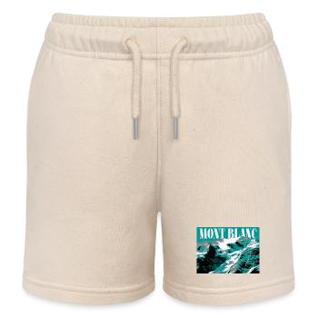 Mont Blanc - Kinder Organic Joggingshorts Mini Bolter von Stanley/Stella - Natur - Vorne