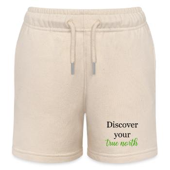 Entdecken Sie Ihre True North Purpose Finding Journey - Kinder Organic Joggingshorts Mini Bolter von Stanley/Stella - Natur - Vorne