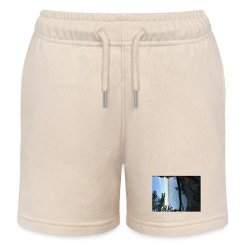 Lake view at sunset - Kids Organic Sweat Shorts by Stanley/Stella - soft Ecru - Front