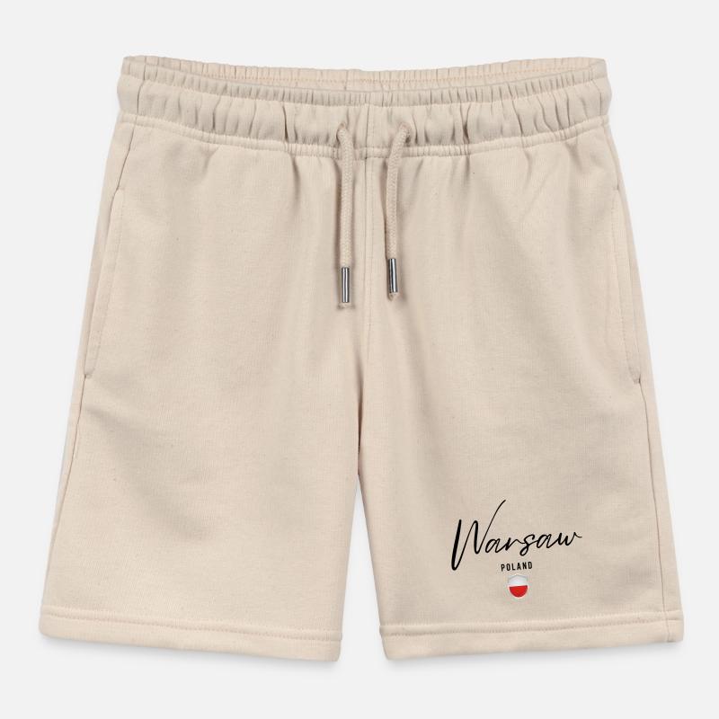 Conception élégante Varsovie, Varsovie Pologne Short de jogging enfant bio Stanley/Stella