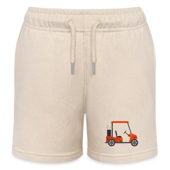 Golfwagen - Kinder Organic Joggingshorts Mini Bolter von Stanley/Stella - Natur - Vorne