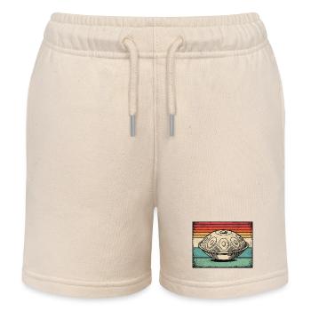 Handpan Hang Drum Retro - Kinder Organic Joggingshorts Mini Bolter von Stanley/Stella - Natur - Vorne