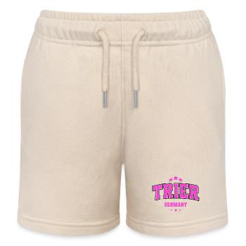 Conception du Collège Pink Heimat de Trier Allemagne - Short de jogging enfant bio Stanley/Stella - écru doux - Devant