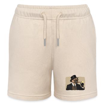 GEHEIMAGENT – Steam Punk'n'Roll - Kinder Organic Joggingshorts Mini Bolter von Stanley/Stella - Natur - Vorne