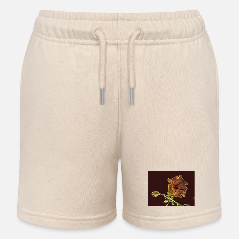Solandra - Short de jogging enfant bio Stanley/Stella - écru doux