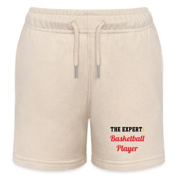 Der Basketball-Experte - Kinder Organic Joggingshorts Mini Bolter von Stanley/Stella - Natur - Vorne