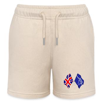 Tyne and Wear & Grande-Bretagne croisée - Short de jogging enfant bio Stanley/Stella - écru doux - Devant
