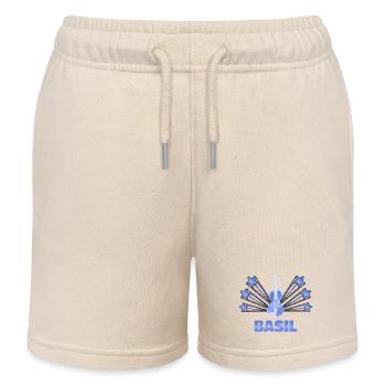 Cadeau pour le basilic - Short de jogging enfant bio Stanley/Stella - écru doux - Devant