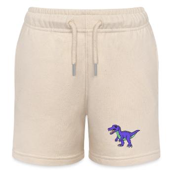 Dino - Short de jogging enfant bio Stanley/Stella - écru doux - Devant