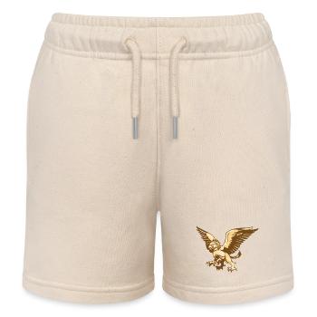 Greif Rostock - Kinder Organic Joggingshorts Mini Bolter von Stanley/Stella - Natur - Vorne