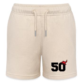 50 - Kids Organic Sweat Shorts by Stanley/Stella - soft Ecru - Front