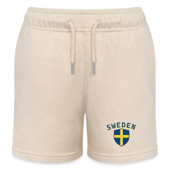 Sweden - Kids Organic Sweat Shorts by Stanley/Stella - soft Ecru - Front