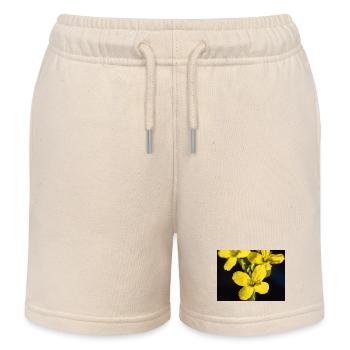 Ruccula Fleurissante - Short de jogging enfant bio Stanley/Stella - écru doux - Devant
