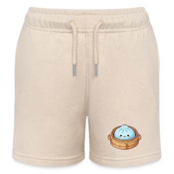 Dumpling blau - Kinder Organic Joggingshorts Mini Bolter von Stanley/Stella - Natur - Vorne