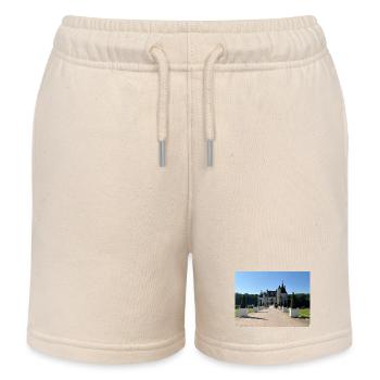 Château de Chenonceau - Short de jogging enfant bio Stanley/Stella - écru doux - Devant