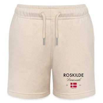Roskilde Danemark Coordonnées Souvenir de voyage - Short de jogging enfant bio Stanley/Stella - écru doux - Devant