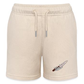 Geisterklingen mit Hand - Kinder Organic Joggingshorts Mini Bolter von Stanley/Stella - Natur - Vorne