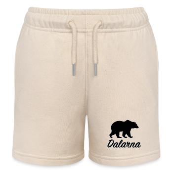 Dalarna Bear Sverige Region Sweden Central Sweden - Kids Organic Sweat Shorts by Stanley/Stella - soft Ecru - Front