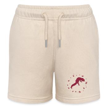 Salamander - Amphibie Tier - Kinder Organic Joggingshorts Mini Bolter von Stanley/Stella - Natur - Vorne