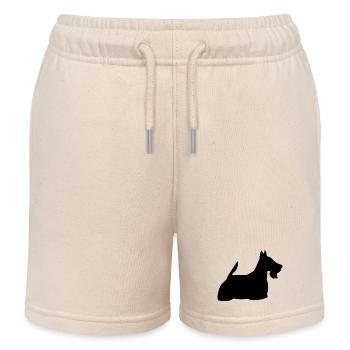 Schottischer Terrier - Kinder Organic Joggingshorts Mini Bolter von Stanley/Stella - Natur - Vorne