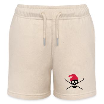 Ski - Short de jogging enfant bio Stanley/Stella - écru doux - Devant