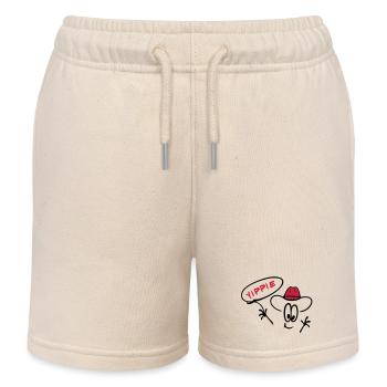 Cowboy mit Lasso - Kinder Organic Joggingshorts Mini Bolter von Stanley/Stella - Natur - Vorne