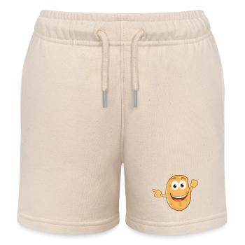 Kartoffel - Kinder Organic Joggingshorts Mini Bolter von Stanley/Stella - Natur - Vorne