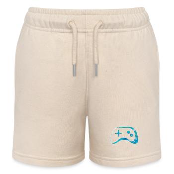 controler gamer game nerd Videospiel Ninten do - Kinder Organic Joggingshorts Mini Bolter von Stanley/Stella - Natur - Vorne