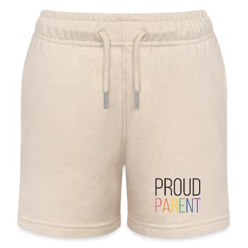 LGBTQ Pride Month - Stolze Eltern - Kinder Organic Joggingshorts Mini Bolter von Stanley/Stella - Natur - Vorne