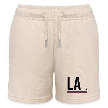 Los Angeles – Chemise streetwear de la côte ouest - Short de jogging enfant bio Stanley/Stella - écru doux - Devant