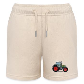 Traktor, den jeder mag - Kinder Organic Joggingshorts Mini Bolter von Stanley/Stella - Natur - Vorne