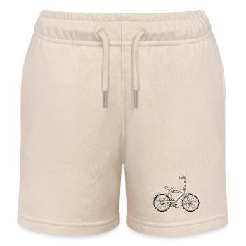 Bonanza Cult Bike – Silhouette rétro - Short de jogging enfant bio Stanley/Stella - écru doux - Devant