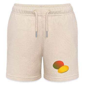 Tropischer Mango-Duo-Farbverlauf - Kinder Organic Joggingshorts Mini Bolter von Stanley/Stella - Natur - Vorne