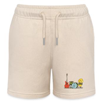 Musical instruments - Kids Organic Sweat Shorts by Stanley/Stella - soft Ecru - Front
