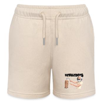 Kreuzberg Döner Marx - Kids Organic Sweat Shorts by Stanley/Stella - soft Ecru - Front