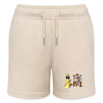 PLAN - Short de jogging enfant bio Stanley/Stella - écru doux - Devant
