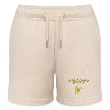 Birthday Crew - Kinder Organic Joggingshorts Mini Bolter von Stanley/Stella - Natur - Vorne