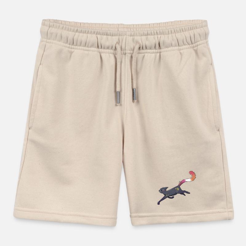 Fierté lesbienne chatte mignonne Short de jogging enfant bio Stanley/Stella