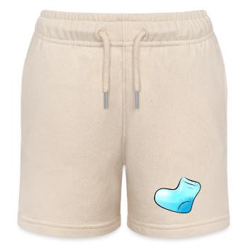 Blue Sock - Short de jogging enfant bio Stanley/Stella - écru doux - Devant