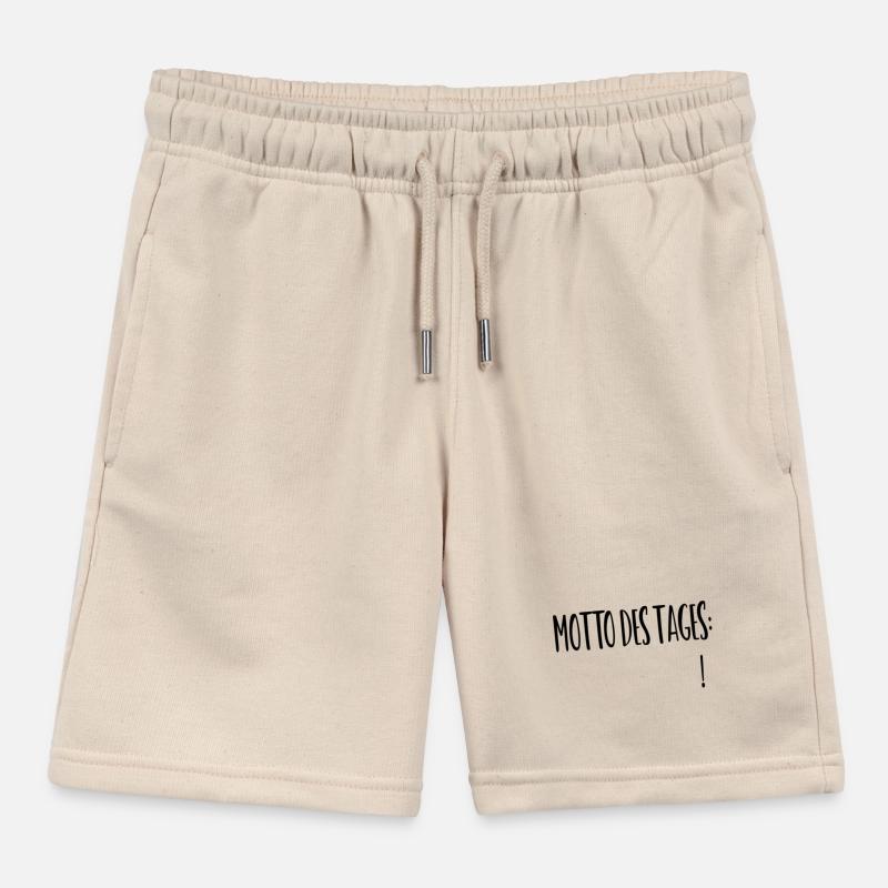 Devise du jour : ___________ Short de jogging enfant bio Stanley/Stella